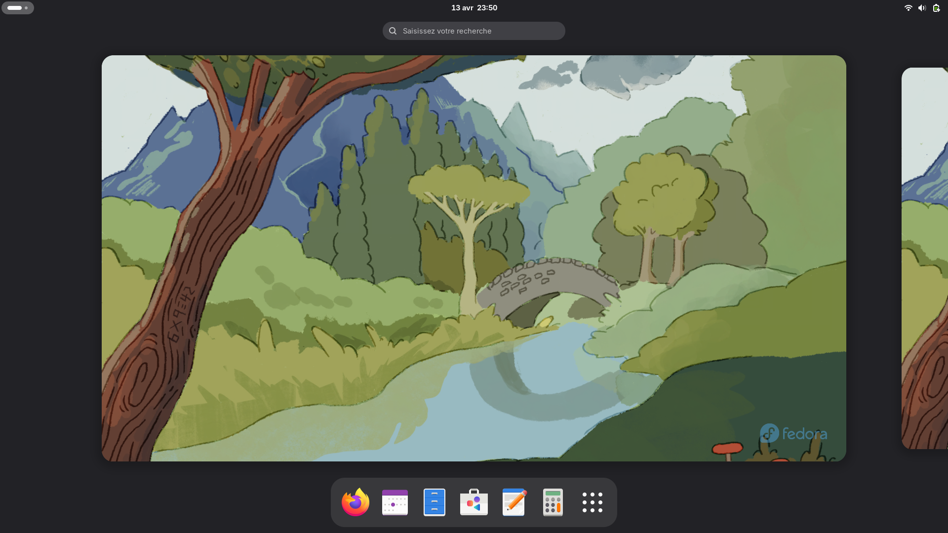 {GNOME Shell nature}